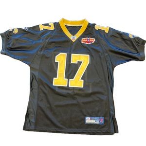 Gold NEW ORLEANS SAINTS #22 Tracy Porter, Pro Jersey Sz 50 Reebok Sewn.